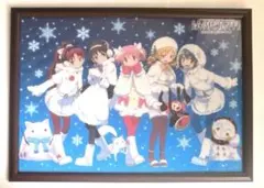 魔法少女まどか☆マギカ　まどマギ　ローソン　雪まつり　A3　クリアポスター