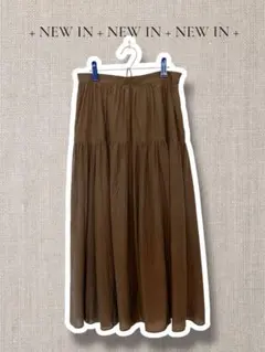 【新品】ANAYI カーキ フレアロングスカート