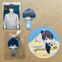 A3 月岡 紬 グッズセット ラバーストラップ ラバスト コースター シール