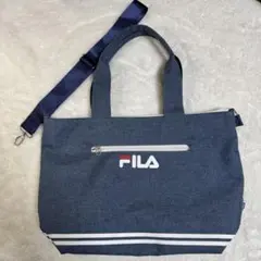 FILA ネイビー ショルダーバッグ