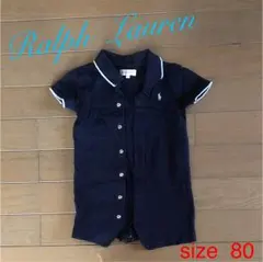 ラルフローレン 半袖ロンパース(size80)