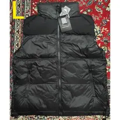 ワークマン リペアテック洗えるフュージョンダウンスタンドベスト ブラック L