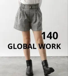 【GLOBAL WORK】イージーケアベルト付きショーツ140cm