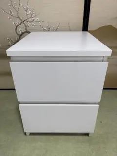 IKEA MALM マルム チェスト 引き出し×3 ホワイト 80x78 cm - メルカリ