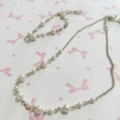 ジルスチュアート ネックレス　ブレスレット　セット　パール　シルバー系のサムネイル