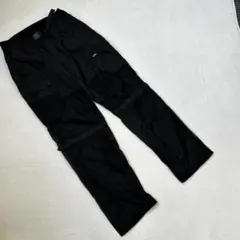 《 レディース 》ブラック カジュアル カーゴパンツ オシャレ ベルト ポケット