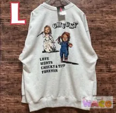 チャッキー　ティファニー　レディース　ロンT 裏毛　トレーナー　ホラー　長袖