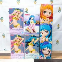 未開封　うる星やつら　ラムちゃん　フィギュア　７点セット　Qposket