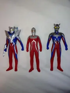 ウルトラマンソフビ 3体セット