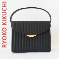 RYOKO KIKUCHI　ブラックフォーマルバッグ 冠婚葬祭 ハンドバッグ