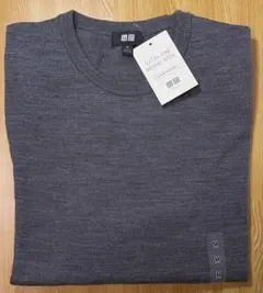 メンズ 2025年秋新作 UNIQLO メリノクルーネックセーター