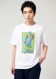 【レア・人気コラボ】グラニフ×ドラゴンボール 悟空と悟飯 Tシャツ Mサイズ　白のサムネイル