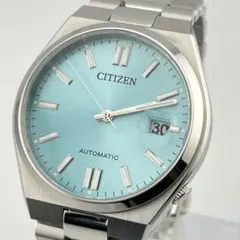 稼働 CITIZEN SPALDING 腕時計 ブルー デイデイト 3463 - メルカリ