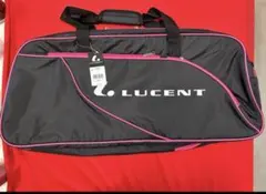 LUCENT ラケットバッグ 黒×ピンク　黒×レッド