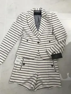 ZARA セットアップ　スーツ　かわいい　おしゃれ　ショートパンツ