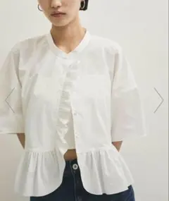 希少✨エンフォルド アシンメトリーランダムヘムストライプレイヤード