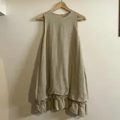 デイジーリン/フォクシー 麻素材ノースリーブワンピース38