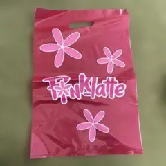 Pinklatte 花柄ショッパー