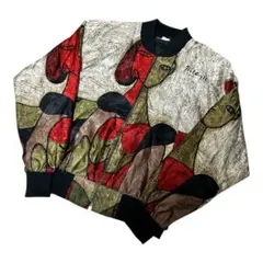 90s Jacket by Design Picasso サテンジャケット