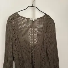 ユニクロ　Sweater Collection M レース編みカーディガン