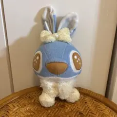 スティッチ　リボン付き　ぬいぐるみ