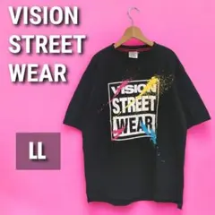 【美品】VISION STREET WEAR 半袖Tシャツ LL ブラック