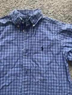 Ralph Lauren 長袖シャツ 7 青系チェック