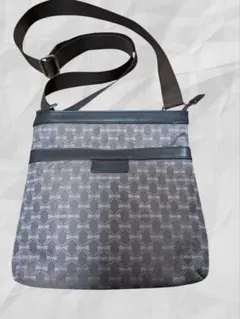 幾何学模様ブラウンショルダーバッグ