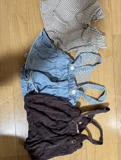 ベビー服 サロペット 3点セット ~95cm