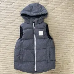 H&M フード付き　ダウンベスト 122/128
