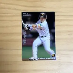 カルビー 2015 プロ野球チップス 中村晃 タイトルホルダー