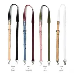 【美品】ajew/カーフレザーストラップショルダー