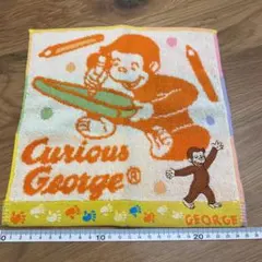 【新品】おさるのジョージ　ミニタオル