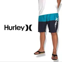 Hurley｜ボードショーツ32ブルーネイビーハーレー水着サーフパンツ