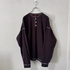 【美品】Healthknit ×ジャーナルスタンダード別注ヘンリーネックTシャツ