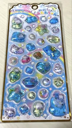 4*k様 【正規品】ストーンつきメロウアクアリウム　シール　ぷくぷくあわわちゃん