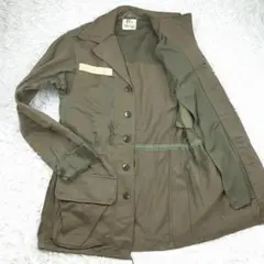希少80s◎ユーロミリタリーフランス軍 M-64 フィールドジャケット カーキ