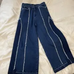 HAREワイドストレートデニム