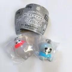 ディズニーキャラクター　めじるしアクセサリー　Winter　2種セット②　ガチャ