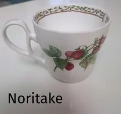 【Noritake】ロイヤルオーチャード ラズベリー柄 陶器製マグカップ