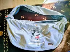 ミッキーマウス スリングキャリーバッグ グレー
