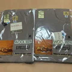 ANGLE アングル カシミヤウール肌着 紳士アンダーウェア上下セット M