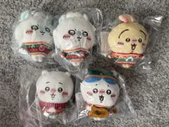 ちいかわ エニマイくじ　ちいかわ　ハチワレ　うさぎ　ももんが D賞　5体セット