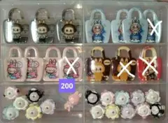 LABUBU 陶器ビーズ10個セット(指定 バラ可)