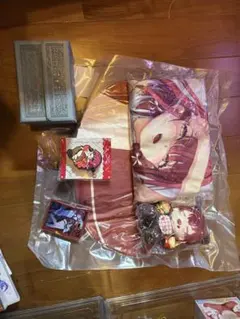 宝鐘マリン 船長のラブリーおしりグッズ セット 直筆コメント付き