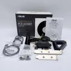 ASUS PCE-AX58BT PCI-E無線LAN子機 箱付き - メルカリ
