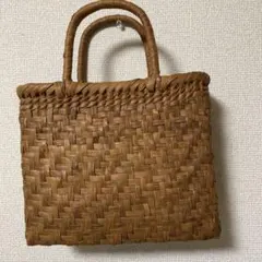 山葡萄かごバッグ ハンドル付き　巾着付き