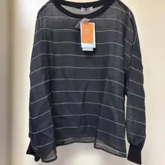 しまむら　MAYOさんコラボ　長袖　シアートップス M 黒