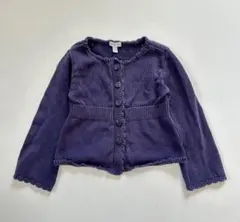 babyGAP コットンニットカーディガン 3T（100〜110相当）ネイビー