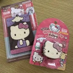 ハローキティ　キャラパキミラー　セット